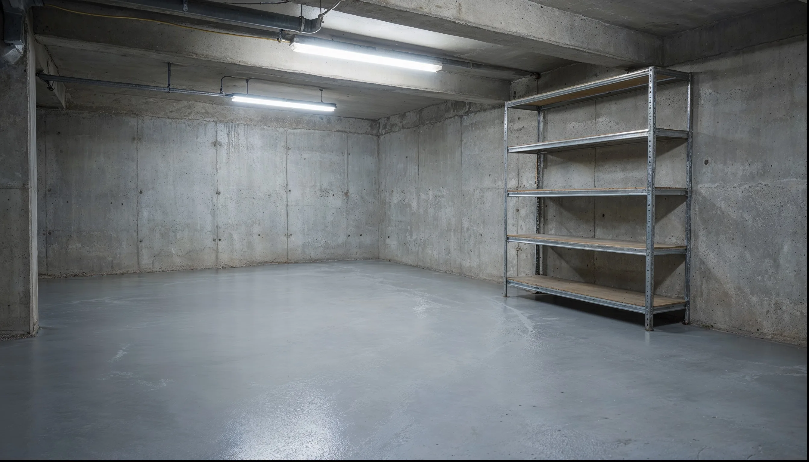 Keller entrümpeln Kosten - leerer Keller nach professioneller Entrümpelung